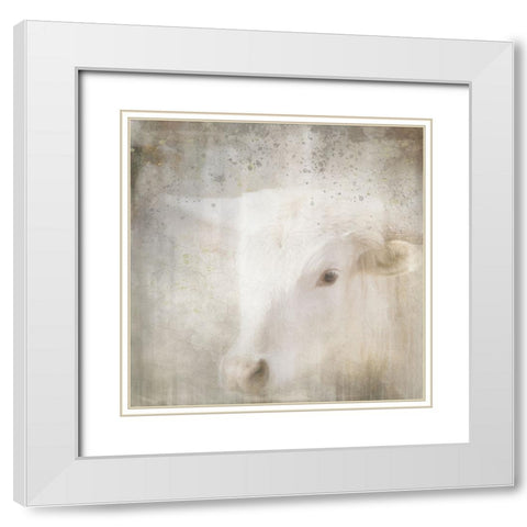 Antique Farm 04 White Modern Wood Framed Art Print with Double Matting by LightBoxJournal