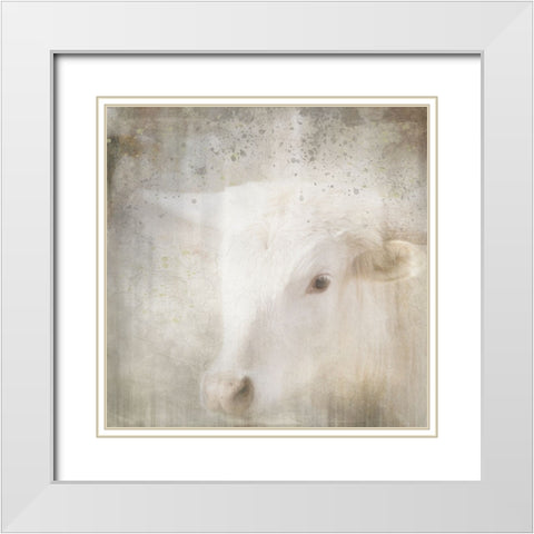 Antique Farm 04 White Modern Wood Framed Art Print with Double Matting by LightBoxJournal