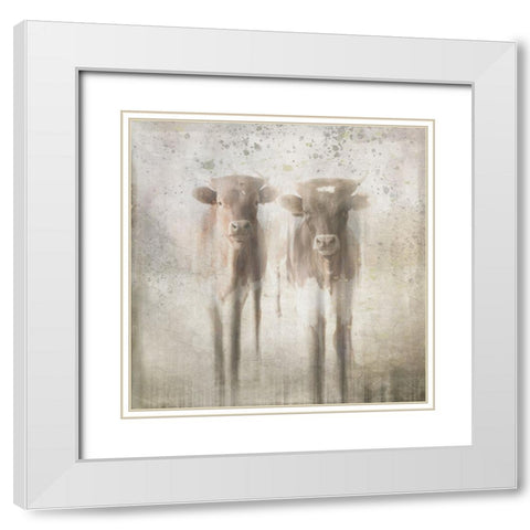 Antique Farm 06 White Modern Wood Framed Art Print with Double Matting by LightBoxJournal