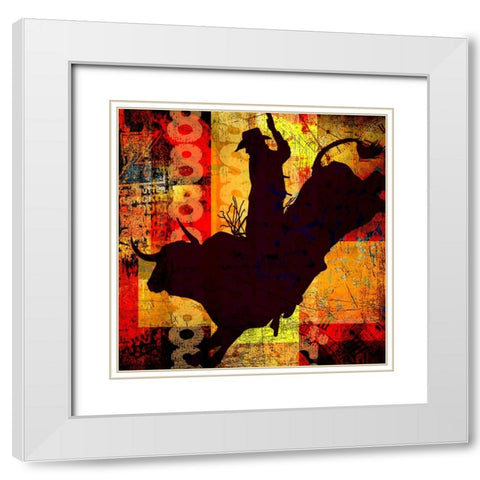 Go Around 02 White Modern Wood Framed Art Print with Double Matting by LightBoxJournal