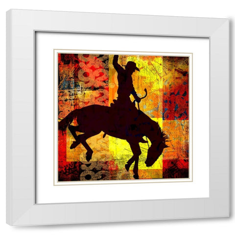 Go Around 04 White Modern Wood Framed Art Print with Double Matting by LightBoxJournal
