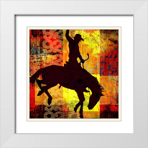 Go Around 04 White Modern Wood Framed Art Print with Double Matting by LightBoxJournal