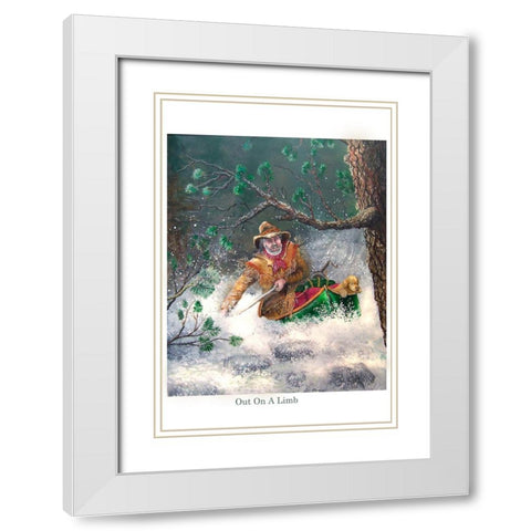 Canue 13-19 Readyweb White Modern Wood Framed Art Print with Double Matting by Murray Henderson Fine Art