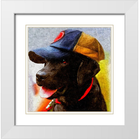 Rookie White Modern Wood Framed Art Print with Double Matting by Murray Henderson Fine Art