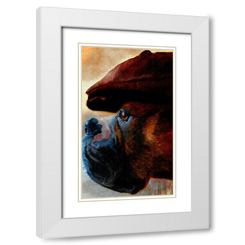 The Duke White Modern Wood Framed Art Print with Double Matting by Murray Henderson Fine Art