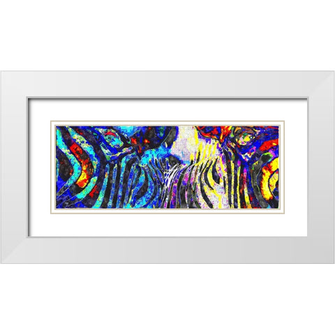 Zzbra White Modern Wood Framed Art Print with Double Matting by Murray Henderson Fine Art