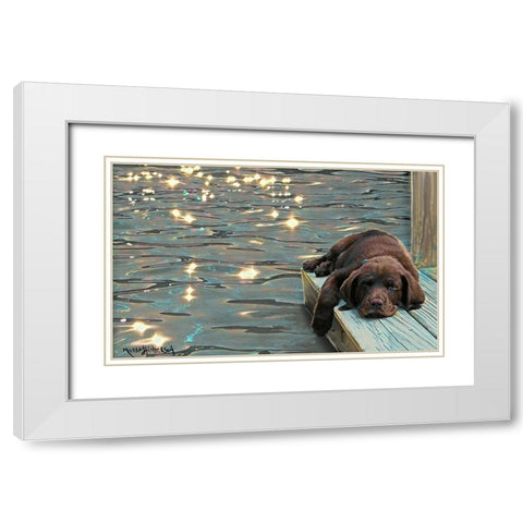 Untitled_Artwork (10) White Modern Wood Framed Art Print with Double Matting by Murray Henderson Fine Art