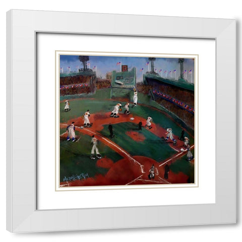 Untitled_Artwork (11) White Modern Wood Framed Art Print with Double Matting by Murray Henderson Fine Art