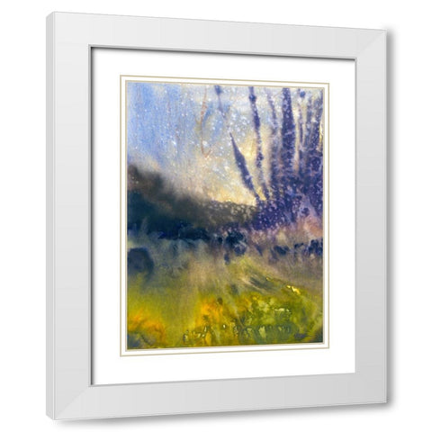 Fog Valley White Modern Wood Framed Art Print with Double Matting by Randy Noble Fine Art