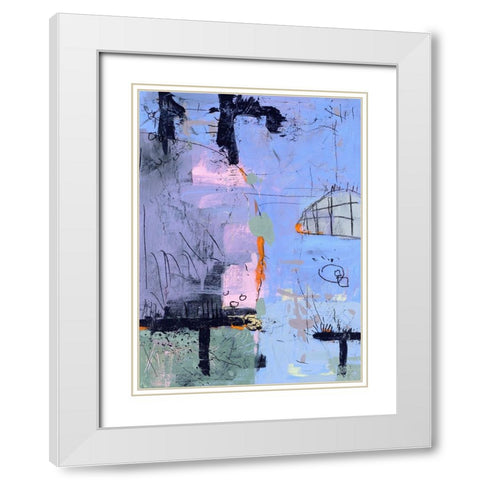 The Break Out White Modern Wood Framed Art Print with Double Matting by Randy Noble Fine Art