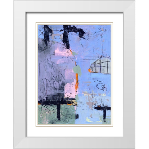 The Break Out White Modern Wood Framed Art Print with Double Matting by Randy Noble Fine Art
