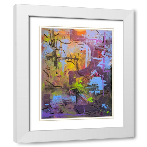 Cargo White Modern Wood Framed Art Print with Double Matting by Randy Noble Fine Art