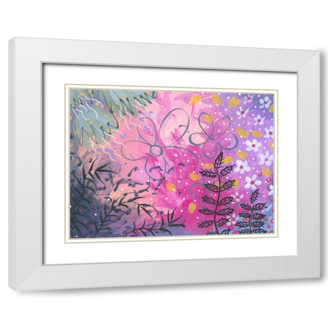 Color Range White Modern Wood Framed Art Print with Double Matting by Randy Noble Fine Art