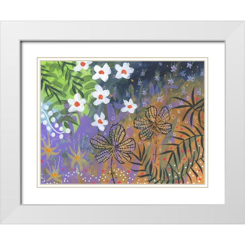 Perfect Intro White Modern Wood Framed Art Print with Double Matting by Randy Noble Fine Art