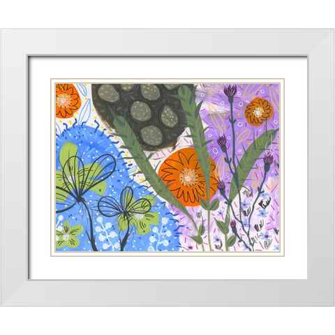 Splendor White Modern Wood Framed Art Print with Double Matting by Randy Noble Fine Art