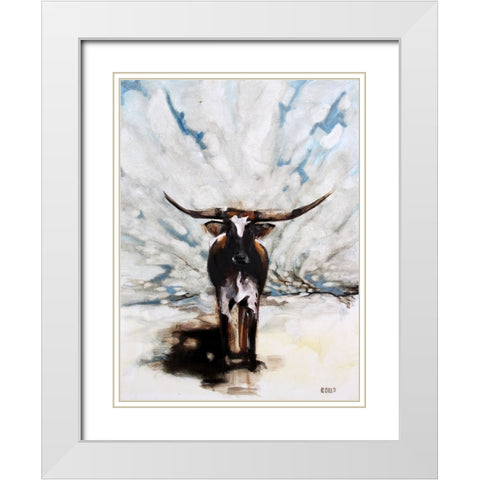 Dorthy White Modern Wood Framed Art Print with Double Matting by Gould, Renee