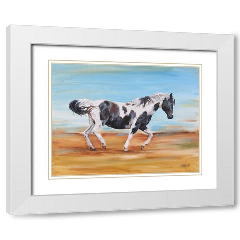Feeling Fresh White Modern Wood Framed Art Print with Double Matting by Gould, Renee