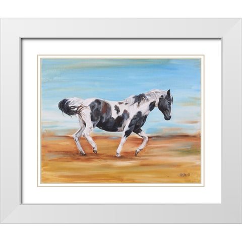 Feeling Fresh White Modern Wood Framed Art Print with Double Matting by Gould, Renee