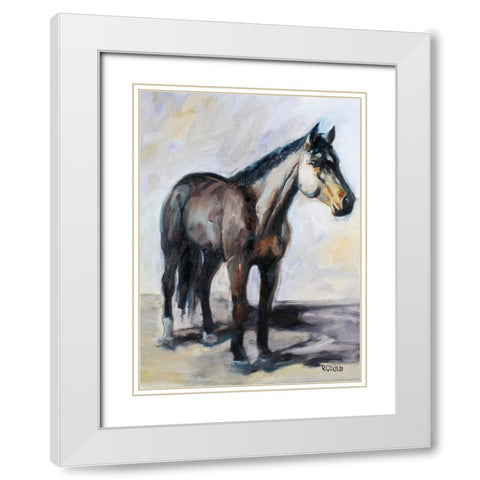 Lit Up White Modern Wood Framed Art Print with Double Matting by Gould, Renee
