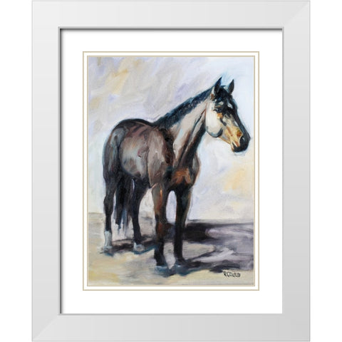 Lit Up White Modern Wood Framed Art Print with Double Matting by Gould, Renee