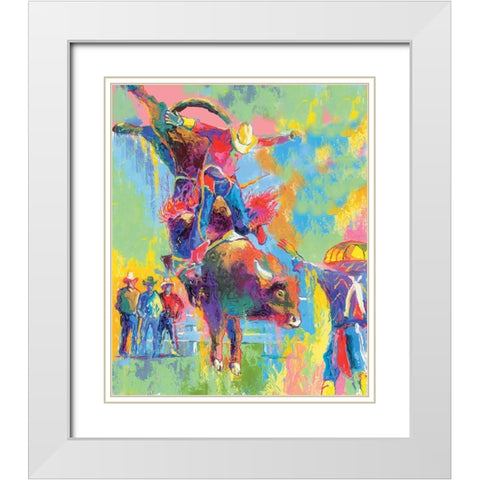 Frontier Days 2 White Modern Wood Framed Art Print with Double Matting by Wallich, Richard
