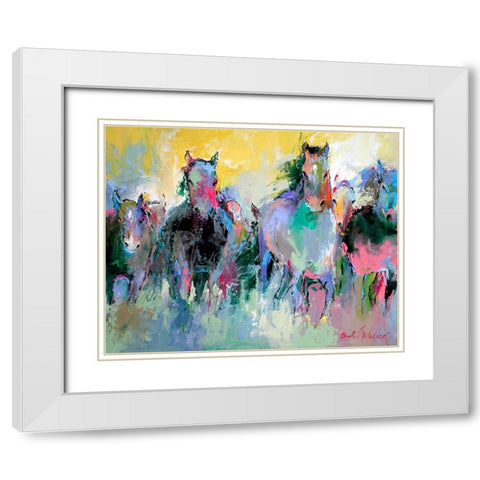 Art Wild 2 White Modern Wood Framed Art Print with Double Matting by Wallich, Richard