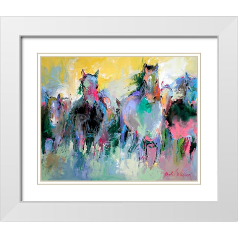 Art Wild 2 White Modern Wood Framed Art Print with Double Matting by Wallich, Richard