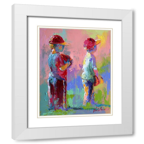 Base White Modern Wood Framed Art Print with Double Matting by Wallich, Richard