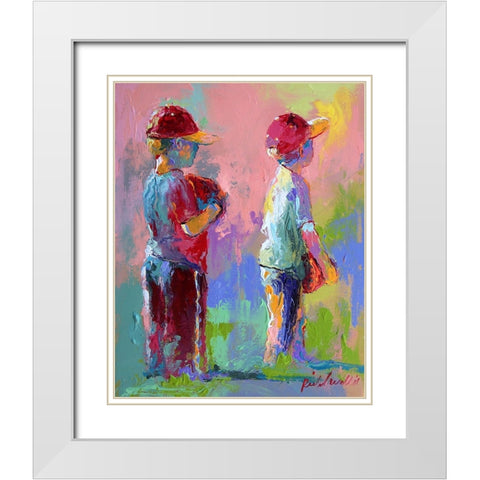 Base White Modern Wood Framed Art Print with Double Matting by Wallich, Richard