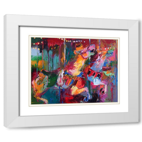 Car White Modern Wood Framed Art Print with Double Matting by Wallich, Richard