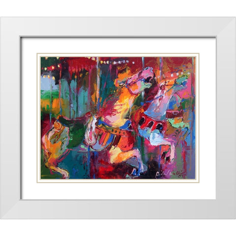 Car White Modern Wood Framed Art Print with Double Matting by Wallich, Richard