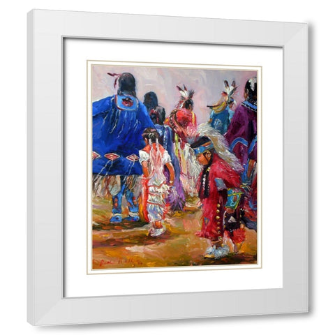 War White Modern Wood Framed Art Print with Double Matting by Wallich, Richard