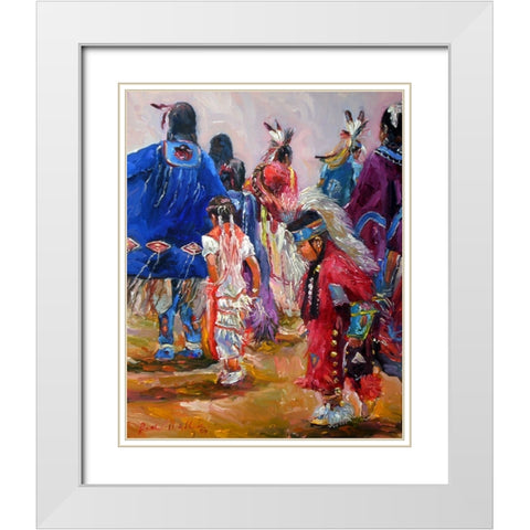 War White Modern Wood Framed Art Print with Double Matting by Wallich, Richard