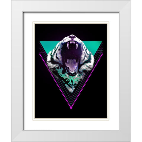 The Master Of The Universe White Modern Wood Framed Art Print with Double Matting by Farkas, Robert