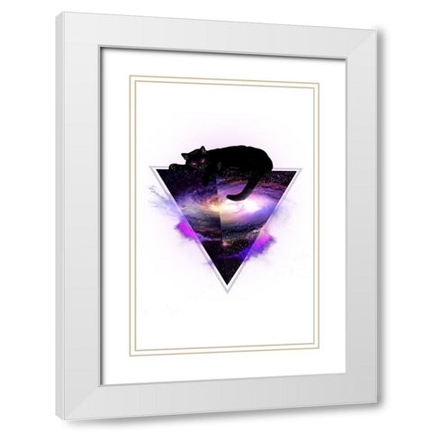 King Of The Known Universe Alpha White Modern Wood Framed Art Print with Double Matting by Farkas, Robert