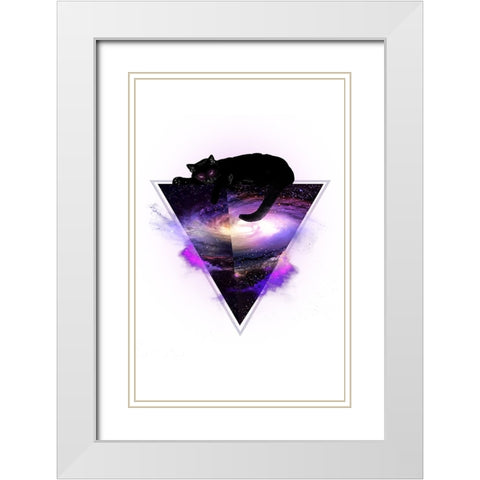 King Of The Known Universe Alpha White Modern Wood Framed Art Print with Double Matting by Farkas, Robert