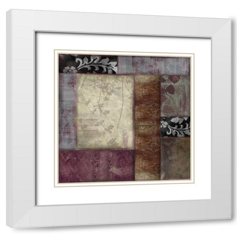 Colette IV White Modern Wood Framed Art Print with Double Matting by Sasha