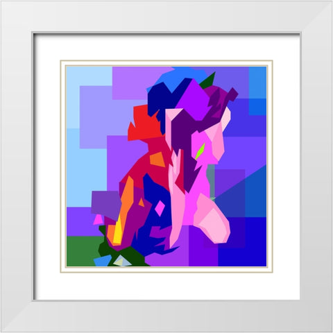 Nude 2 White Modern Wood Framed Art Print with Double Matting by Pansanit, Surapol