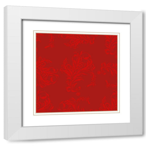 Beautiful Christmas Viii White Modern Wood Framed Art Print with Double Matting by Lavoie, Tina