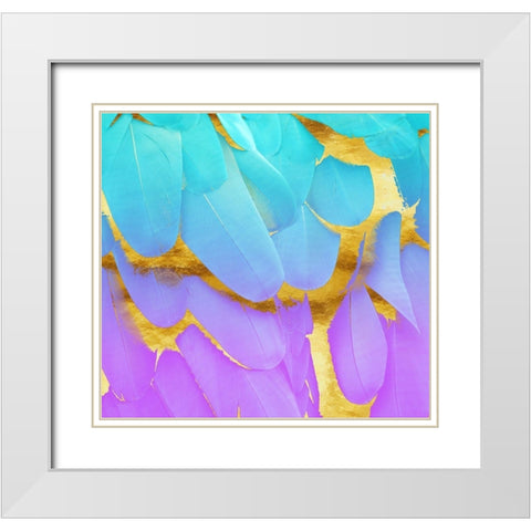 Bird of Paradise White Modern Wood Framed Art Print with Double Matting by Lavoie, Tina