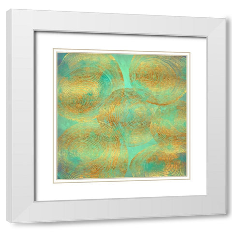 Jungle Theorem I White Modern Wood Framed Art Print with Double Matting by Lavoie, Tina