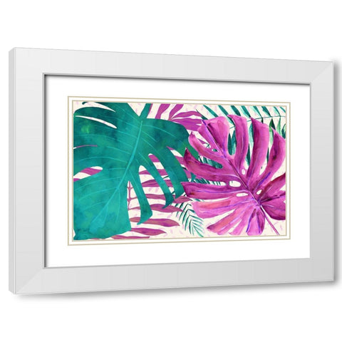 Rainforest Canopy II White Modern Wood Framed Art Print with Double Matting by Lavoie, Tina