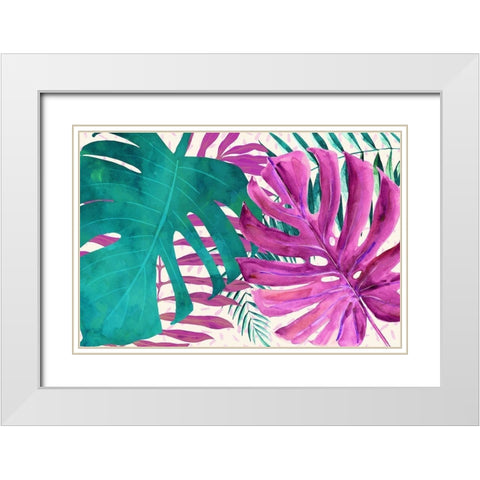 Rainforest Canopy II White Modern Wood Framed Art Print with Double Matting by Lavoie, Tina