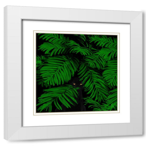 Sentinel White Modern Wood Framed Art Print with Double Matting by Lavoie, Tina