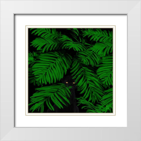 Sentinel White Modern Wood Framed Art Print with Double Matting by Lavoie, Tina