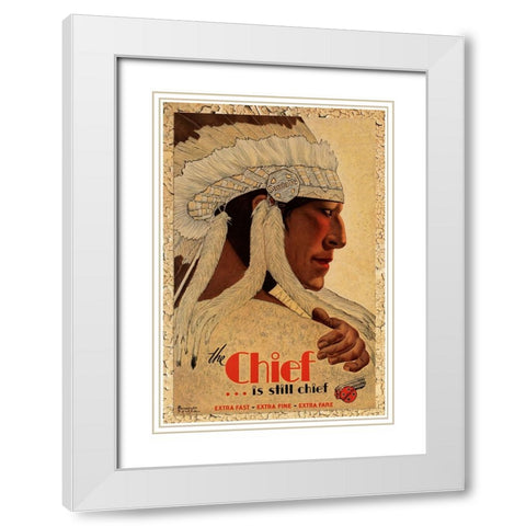 Travel 0278 White Modern Wood Framed Art Print with Double Matting by Vintage Lavoie