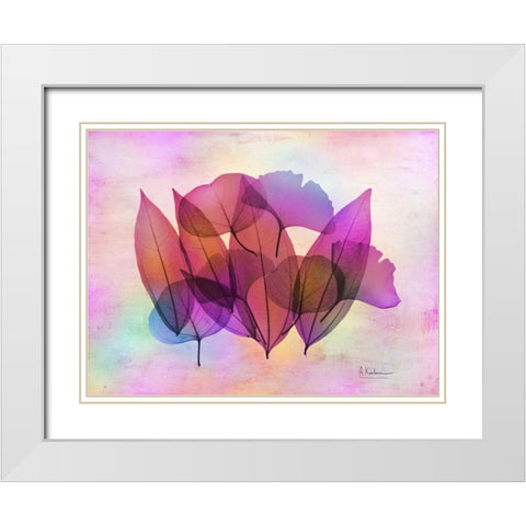 Retroluxed Compostion 1 White Modern Wood Framed Art Print with Double Matting by Koetsier, Albert