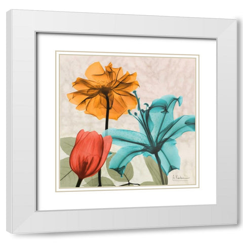 Spice Avalon X White Modern Wood Framed Art Print with Double Matting by Koetsier, Albert