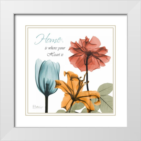 Avalon Home White Modern Wood Framed Art Print with Double Matting by Koetsier, Albert