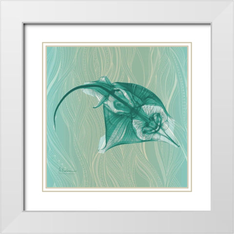 Skate 85 White Modern Wood Framed Art Print with Double Matting by Koetsier, Albert